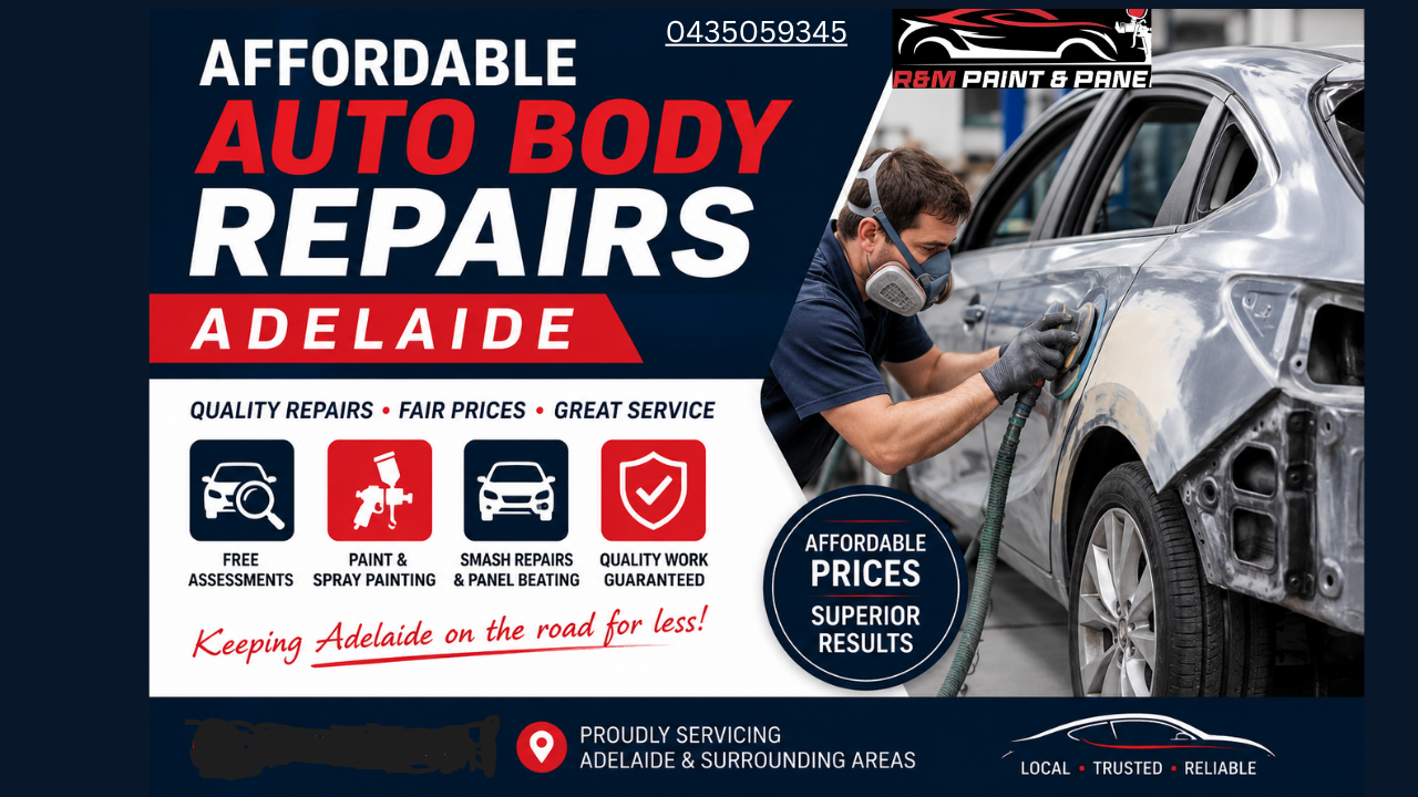 affordable auto body repairs Adelaide